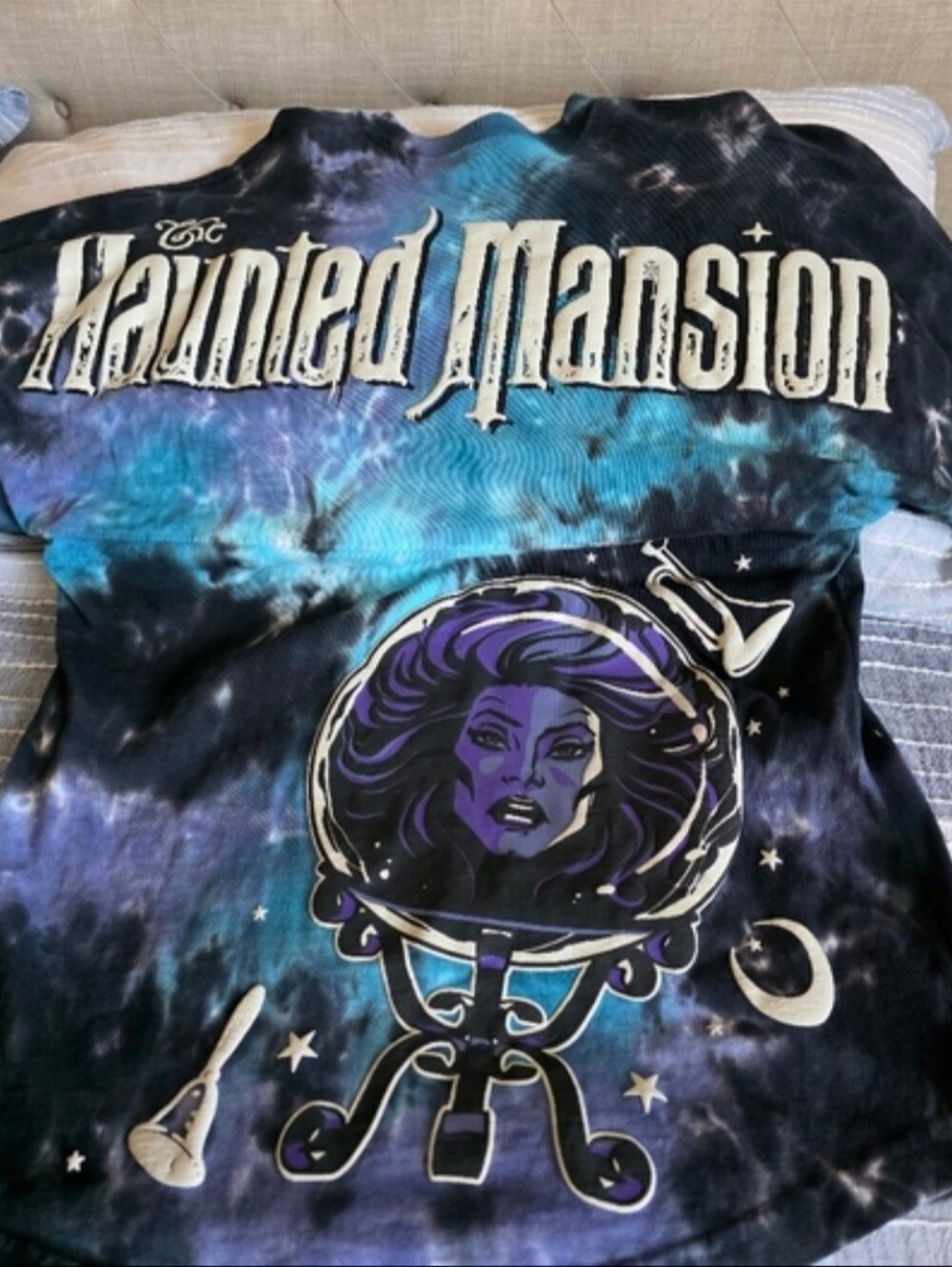 Disney's Haunted Mansion Glow-In-Dark, Tie-Dye Spirit Jersey - Picture 1 of 3